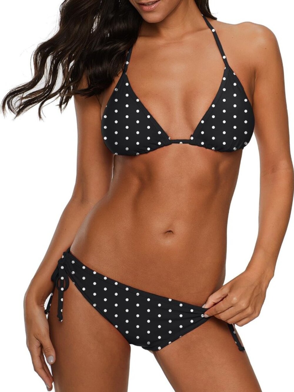 Stylish Women's Triangle Halter String Bikini Set - 2 Piece Swimsuit for Summer